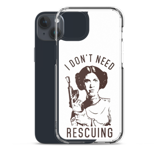 I Don't Need Rescuing Clear Case for iPhone®