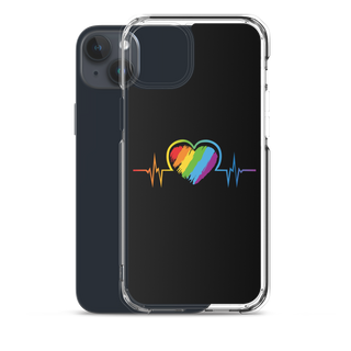 LGBTIQ+ Heart Clear Case for iPhone®