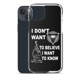 I Want to Know Clear Case for iPhone®