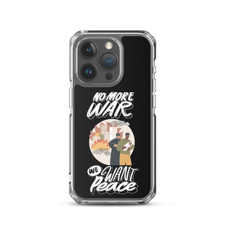 We Want Peace Clear Case for iPhone®