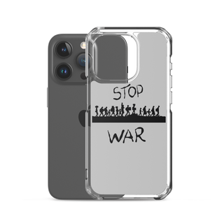 Stop War Clear Case for iPhone®