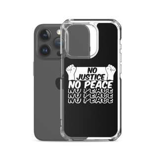 No Justice No Peace Clear Case for iPhone®