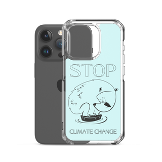 Stop Climate Change Clear Case for iPhone®