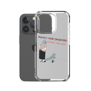 Educate Your Sons Clear Case for iPhone®