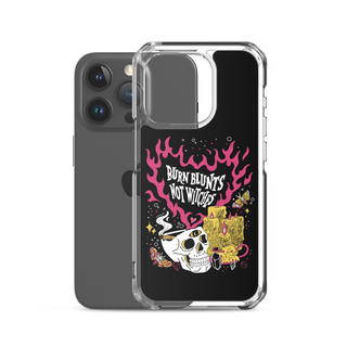 Burn Blunts Not Witches Clear Case for iPhone®