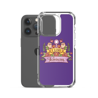 I Love Feminism Clear Case for iPhone®