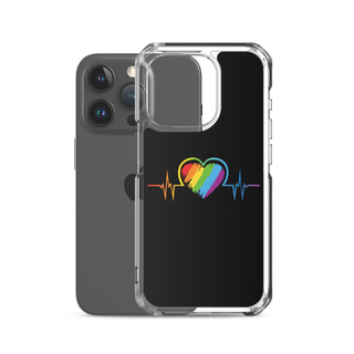 LGBTIQ+ Heart Clear Case for iPhone®