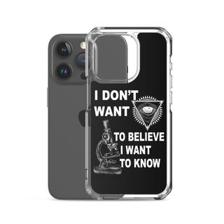 I Want to Know Clear Case for iPhone®