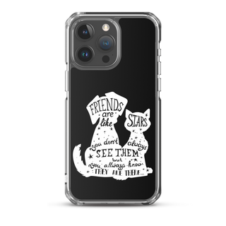 Friends Are Like Stars Clear Case for iPhone®