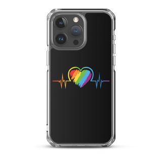 LGBTIQ+ Heart Clear Case for iPhone®