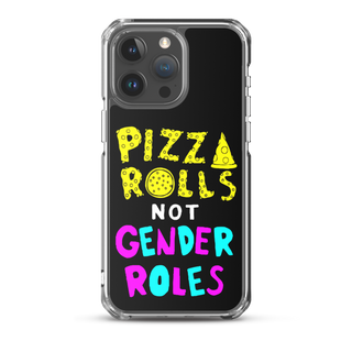 Pizza Rolls Not Gender Rolles Clear Case for iPhone®