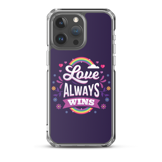 Love Always Wins Clear Case for iPhone®