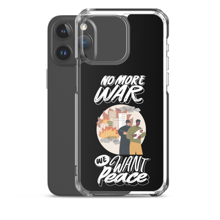 We Want Peace Clear Case for iPhone®