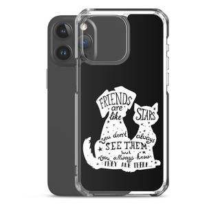 Friends Are Like Stars Clear Case for iPhone®