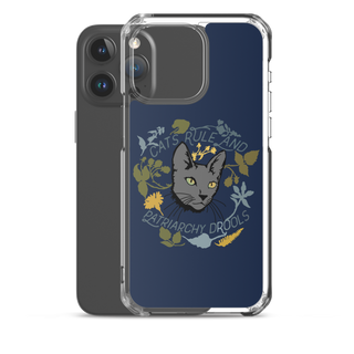 Cat Rule And Patriarchy Drools Clear Case for iPhone®