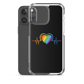 LGBTIQ+ Heart Clear Case for iPhone®