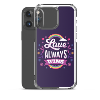 Love Always Wins Clear Case for iPhone®