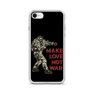 Make Love Not War v2 Clear Case for iPhone®