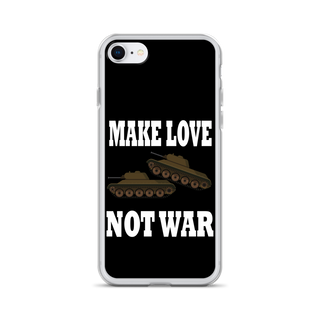 Make Love Not War Clear Case for iPhone®