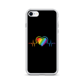 LGBTIQ+ Heart Clear Case for iPhone®