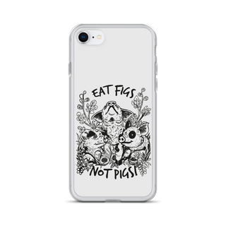 Eat Figs No Pigs iPhone Case