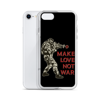 Make Love Not War v2 Clear Case for iPhone®