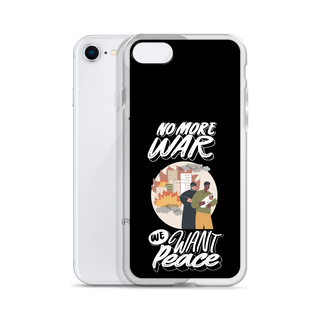 We Want Peace Clear Case for iPhone®