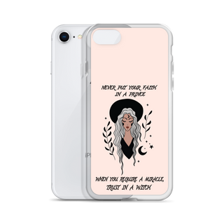 Never Put Faith In A Prince Clear Case for iPhone®