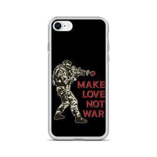 Make Love Not War v2 Clear Case for iPhone®