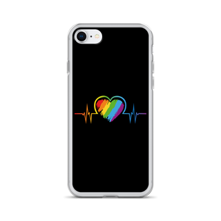 LGBTIQ+ Heart Clear Case for iPhone®