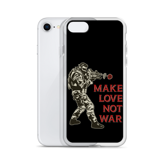 Make Love Not War v2 Clear Case for iPhone®