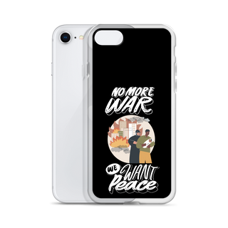 We Want Peace Clear Case for iPhone®