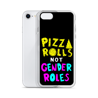 Pizza Rolls Not Gender Rolles Clear Case for iPhone®