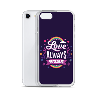 Love Always Wins Clear Case for iPhone®