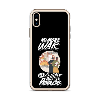 We Want Peace Clear Case for iPhone®