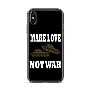 Make Love Not War Clear Case for iPhone®