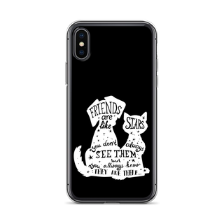 Friends Are Like Stars Clear Case for iPhone®