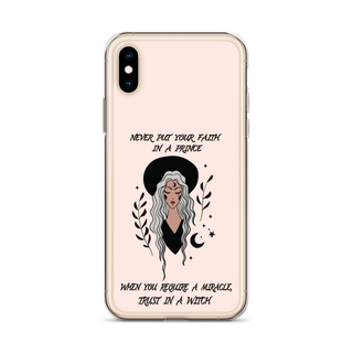 Never Put Faith In A Prince Clear Case for iPhone®