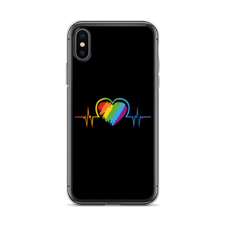 LGBTIQ+ Heart Clear Case for iPhone®