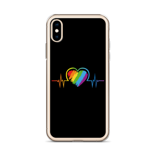 LGBTIQ+ Heart Clear Case for iPhone®