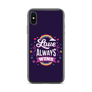 Love Always Wins Clear Case for iPhone®