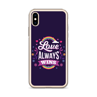 Love Always Wins Clear Case for iPhone®