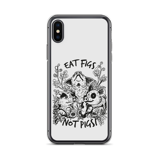 Eat Figs No Pigs iPhone Case