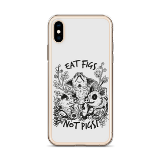 Eat Figs No Pigs iPhone Case