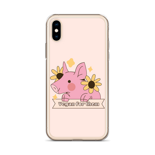 Vegan For Them iPhone Case