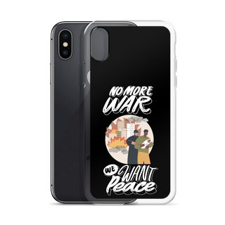 We Want Peace Clear Case for iPhone®