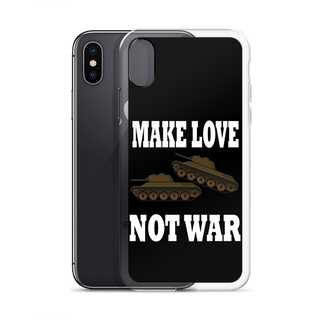 Make Love Not War Clear Case for iPhone®