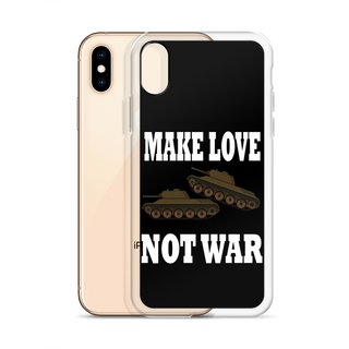 Make Love Not War Clear Case for iPhone®