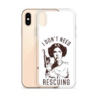 I Don't Need Rescuing Clear Case for iPhone®