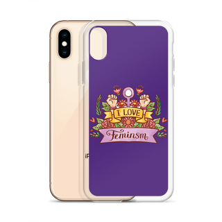 I Love Feminism Clear Case for iPhone®